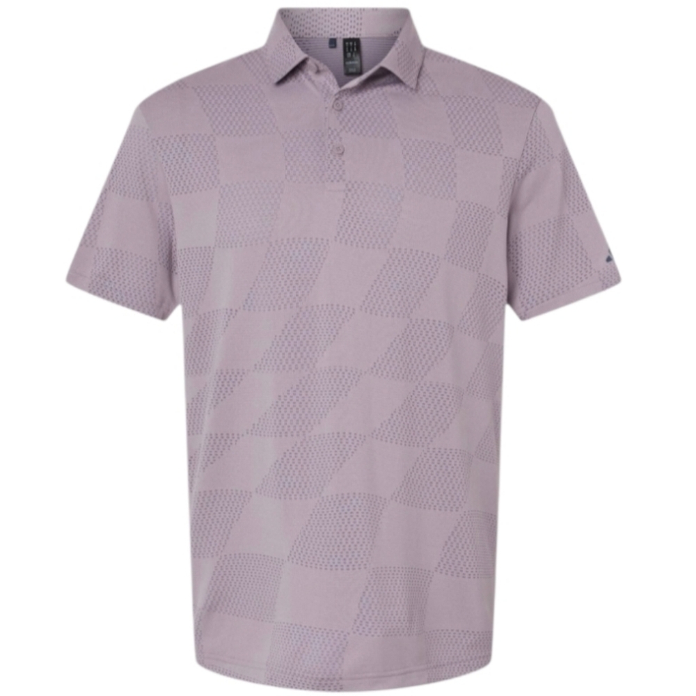 New Adidas Ultimate 365 Preloved Ink Textured Golf Polo Men's XXL Short Sleeve